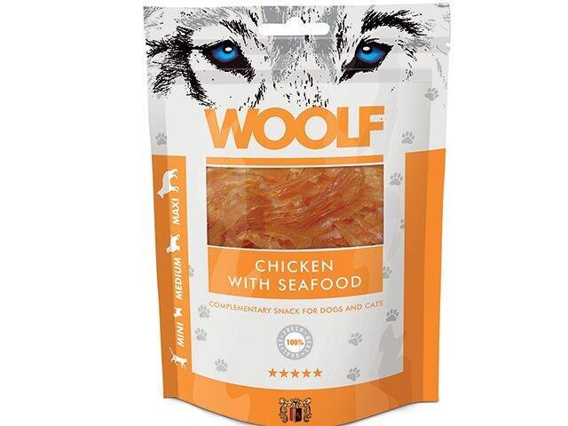 Woolf Chicken Seafood 100g (LEVERING UVIST)