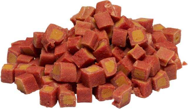 Companion Soft beef cubes (oksekød fyldt med laks & torsk)
