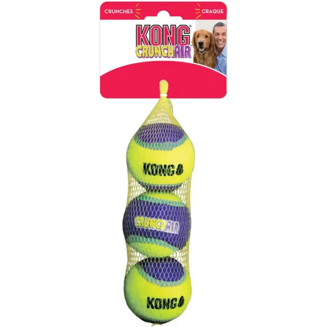 KONG Crunchair Ball 3-pack M Ø6 cm