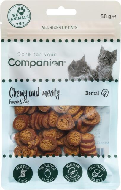 Companion KAT blød tyggesnack med and og græskar (Bedst før 26/4)