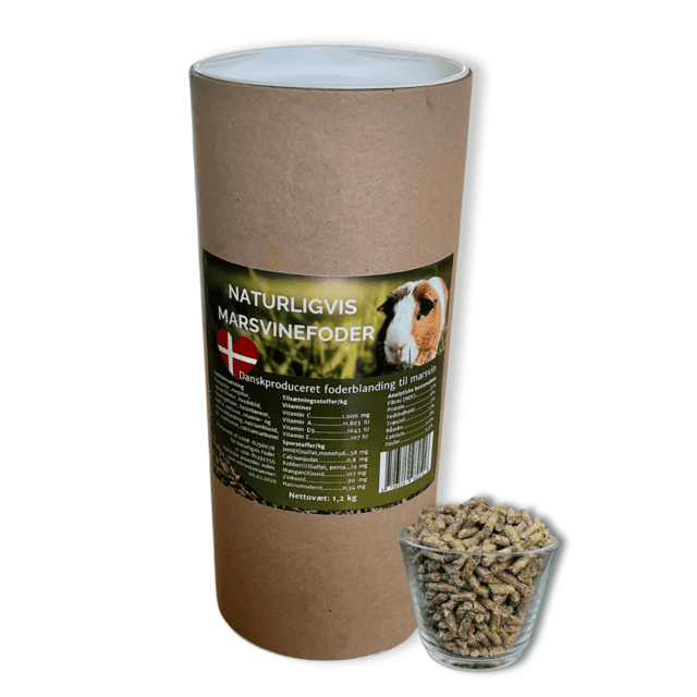 Naturligvis Marsvinefoder 1,2 kg