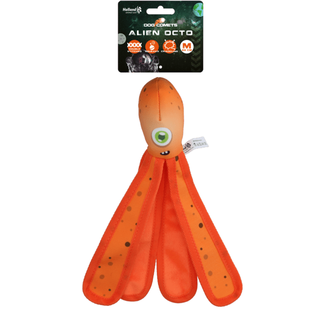 Dog Comets Alien Octo Orange - Large