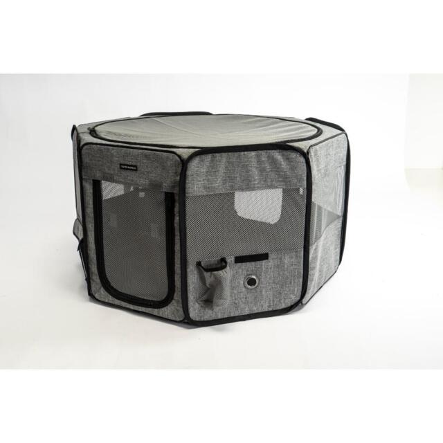 Nordic Paws Vax Løbegård – Grå 92 x 92 x 53 cm (Outlet)