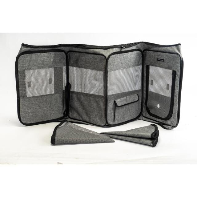 Nordic Paws Vax Løbegård – Grå 92 x 92 x 53 cm (Outlet)