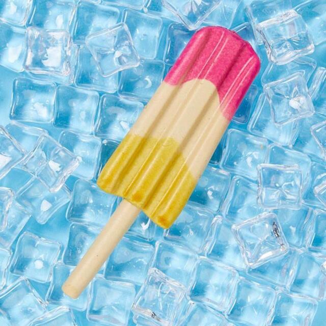 Pup Ice Raket is - Jordbær/Banan 2 stk