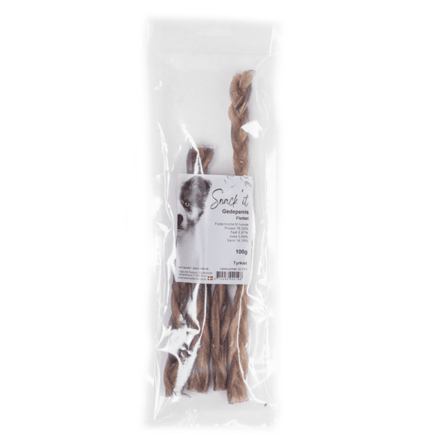 Snack'it Gedepenis Flettet 100g