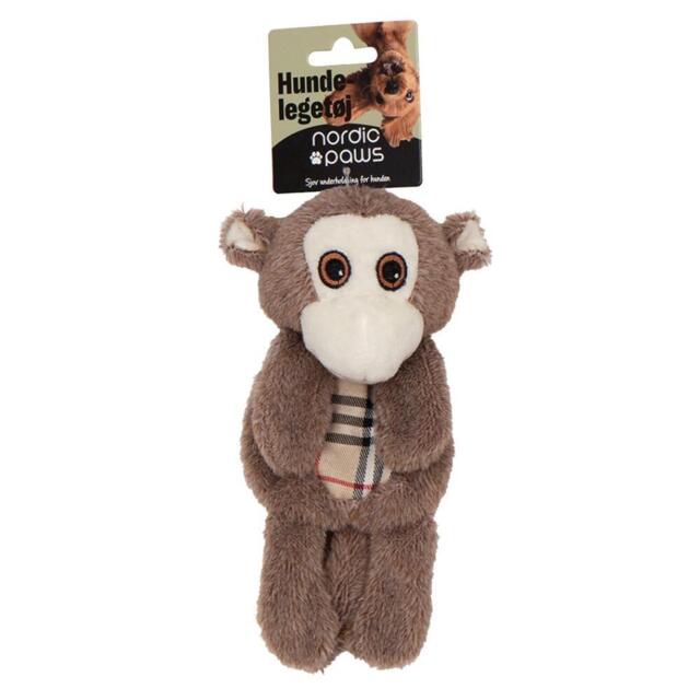 Nordic Paws Legetøj Knitre Abe - 20cm