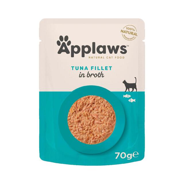 Applaws Cat Pouch - Tuna Fillet in Broth 70g