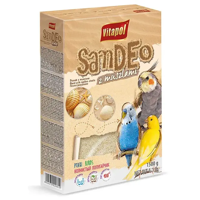 Vitapol Fuglesand med Skaller – 1,5 kg