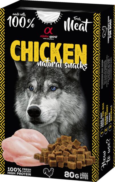 Alpha Spirit Naturals Chicken hundesnacks (UDSOLGT)
