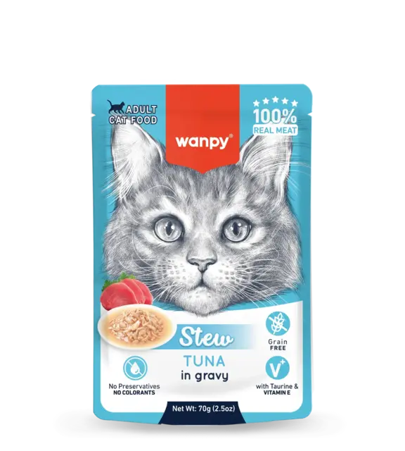 Wanpy Cat Stew – Tuna in Gravy 70 g
