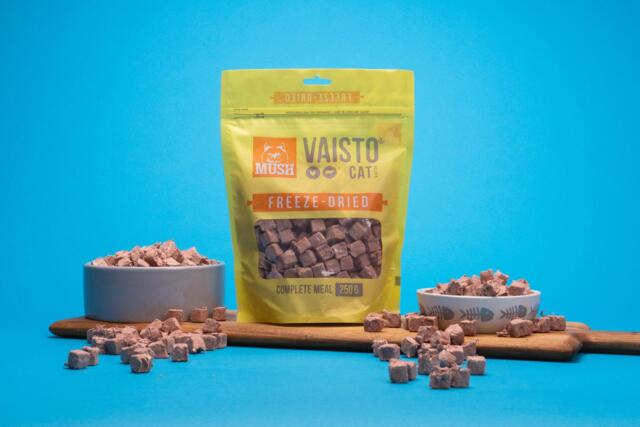 MUSH Vaisto® Cat Gul Frysetørret – Kylling & Okse