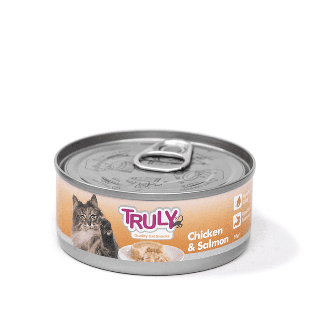 Truly Cat Vådfoder – Kylling & Laks 95 g