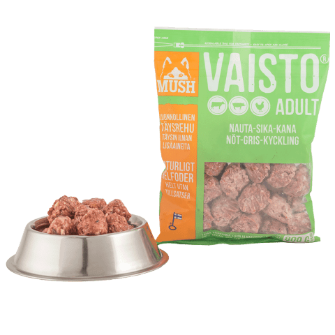 MUSH Vaisto® Grøn (okse, gris, kylling)