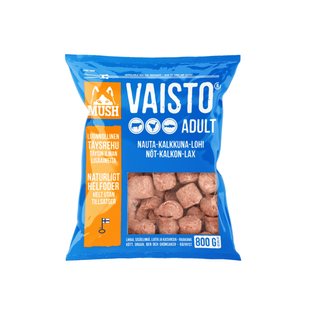 MUSH Vaisto® Blå (okse, kalkun, laks)