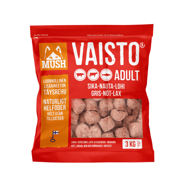 MUSH Vaisto® Rød (gris, okse, laks)