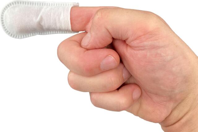 Tandrensende Finger Wipes med Mint – 50 stk.