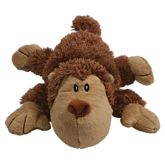 KONG Cozies Naturals, blødt plyslegetøj til indendørs leg og hygge for hunde (20 x 20 x 9 cm)