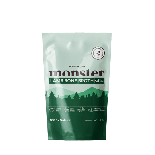 Monster Dog Bone Broth Lamb