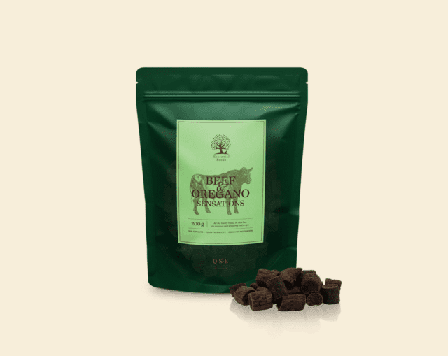 ESSENTIAL Beef & oregano sensations – smagfuld belønning i små bidder