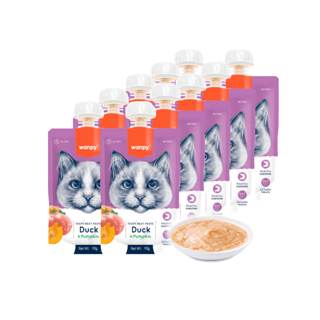 Wanpy Cat Tasty Meat Paste - Duck & Pumpkin 90g