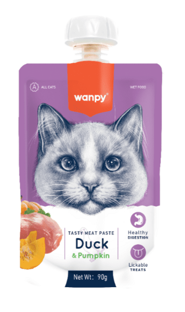 Wanpy Cat Tasty Meat Paste - Duck & Pumpkin 90g