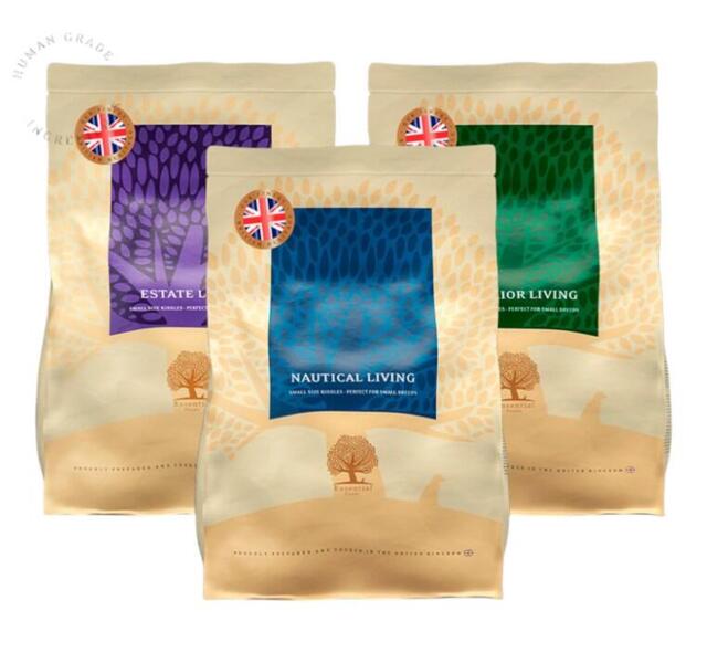 ESSENTIALS CLASSIC TASTE BOX kornfrit fuldfoder til voksne hunde ( Small Breed 3 x 2,5 kg)