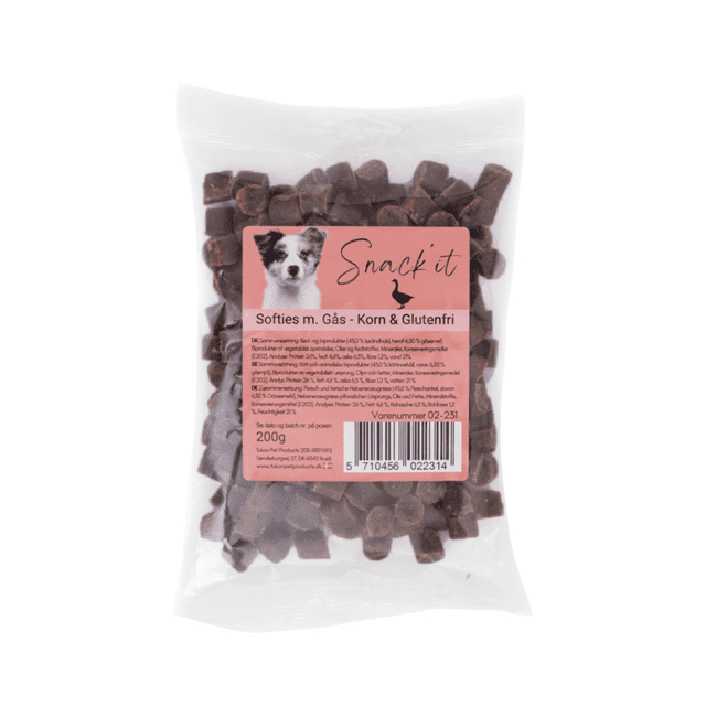 Snack’it Softies med Gås – Korn- & Glutenfri (200 g)