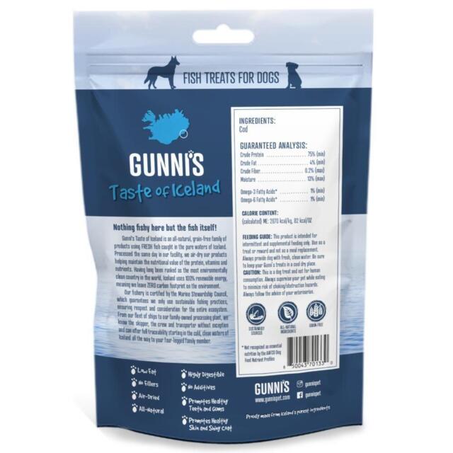 Gunnis Tyggepinde Torsk - 3 stk