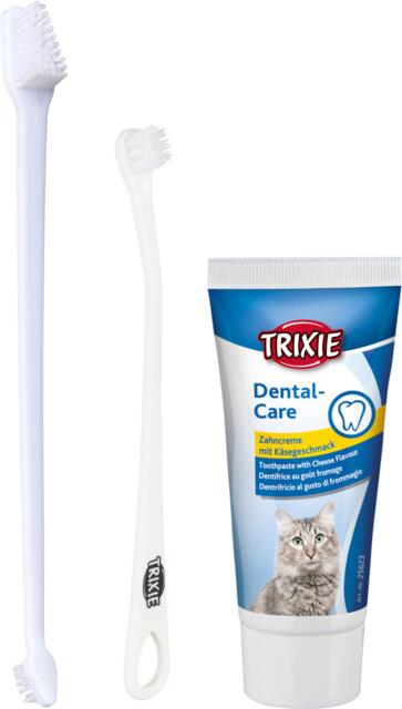 Tandplejesæt til katte