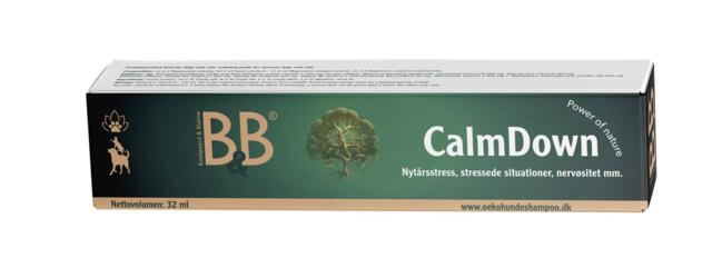 B&B CalmDown naturligt beroligende kosttilskud til hunde og katte (32 ml)