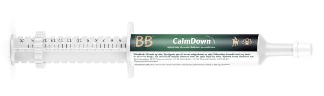 B&B CalmDown naturligt beroligende kosttilskud til hunde og katte (32 ml)