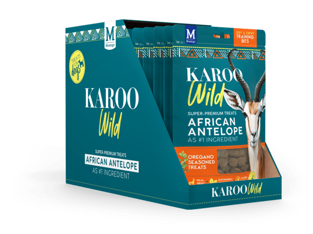 Karoo Wild Training Bites Oregano 113 g super premium træningsgodbid med Antilopekød