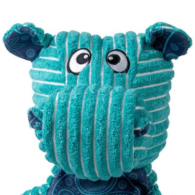 KONG Floppy Knots Hippo Jumbo XL | Stort hundelegetøj med reb og pivelyd