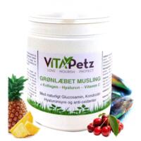 VitaPetz Grønlæbet Musling +Kollagen, Hyaluron & Vitamin C - 150g