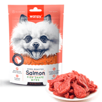 Wanpy Salmon Fish Shape Bites 100g (OUTLET)