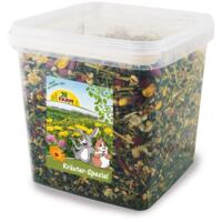 JR Farm Speciel urteblanding i Spand – (5L / 1500g) Naturlig Snack til Kaniner og Gnavere
