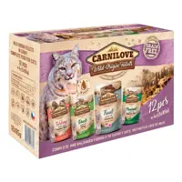 Carnilove Cat Pouch vådmad - multipack 12x85 g